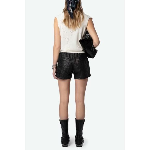 Zadig & Voltaire Emmyl Wings Sweater Tank in Ecru M - Picture 4 of 5